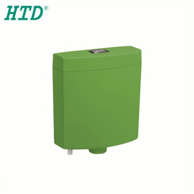 Green high quality plastic water tank for wall hung toilet