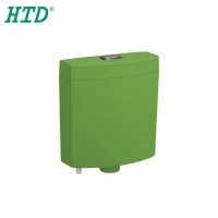 Green high quality plastic water tank for wall hung toilet